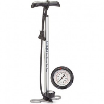 Насос GF-01 Giyo ручной напольный с манометром, серебристо-чёрный Насос GF-01 Giyo ручной напольный с манометром, серебристо-чёрный