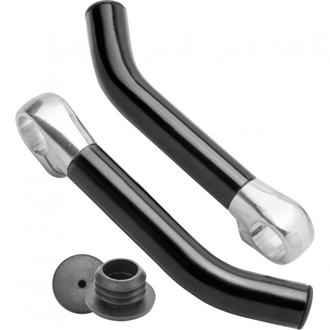 Рога на руль BLF-C2 алюминиевые черные 440043