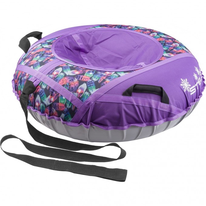 Санки надувные STELS D110см, фиолетовые 710058