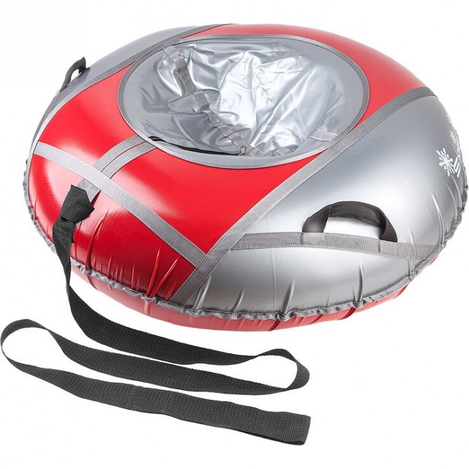 Санки надувные STELS D125 см, красно-серые 710101