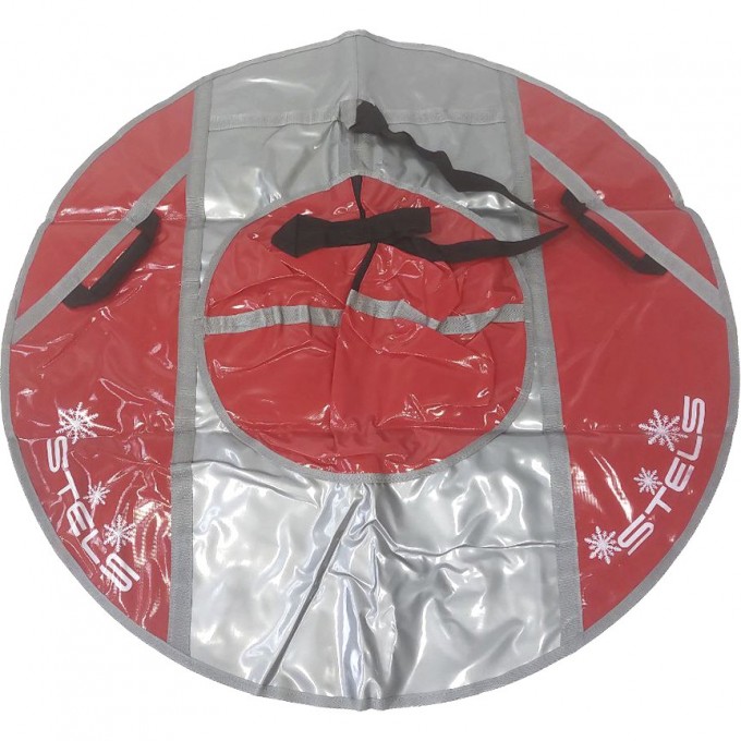 Санки надувные (тюбинг) STELS 110 см тент без камеры СН040.110, серый/красный-серый 2007000071922