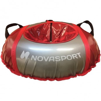 Санки надувные (тюбинг) STELS 125 см, тент без камеры СН040.125, красный/серый+красный