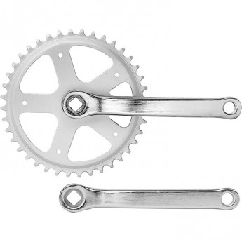 Шатуны HDL-S140 1/2"х3/32" 40Т 165 мм, хромированные