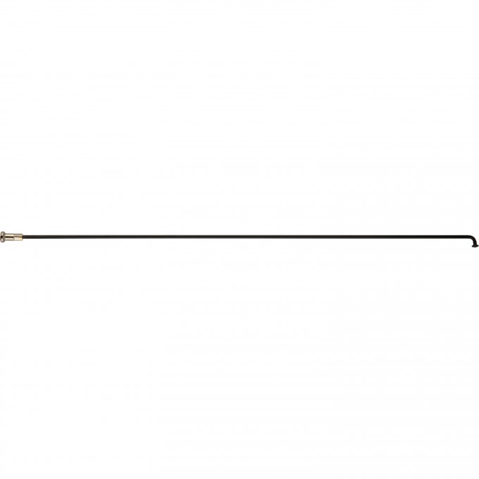 Спица с латунным ниппелем 178 мм, стальная чёрная 490110
