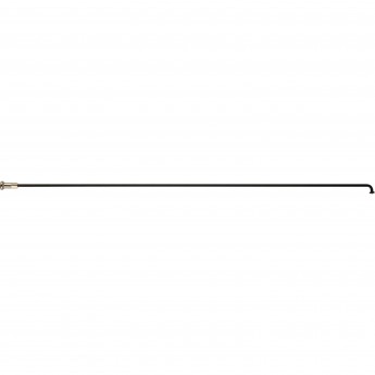 Спица с латунным ниппелем 274 мм, стальная черная Спица с латунным ниппелем 274 мм, стальная черная