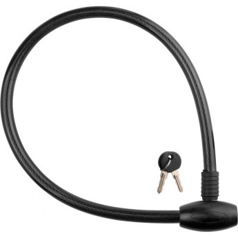 Трос-замок 84308, 15х800 мм, чёрный