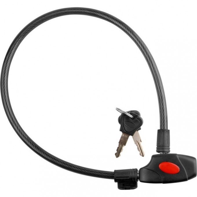 Трос-замок 84320, 12х650 мм, чёрный 540005