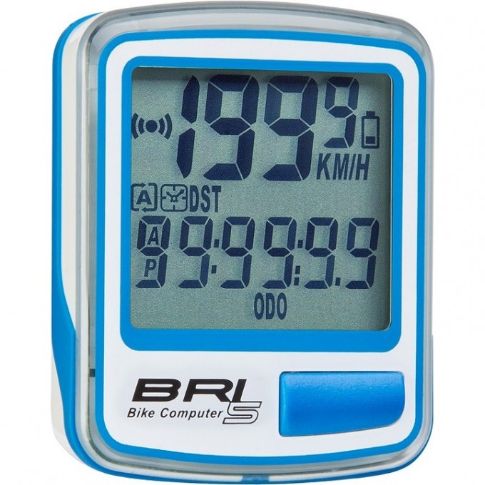 Велокомпьютер STELS BRI-5 бело-синий 060042